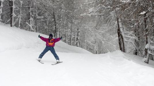 滑雪者