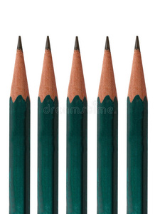 5支铅笔照片