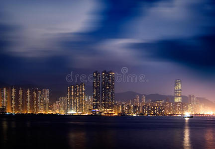 香港维多利亚港夜景