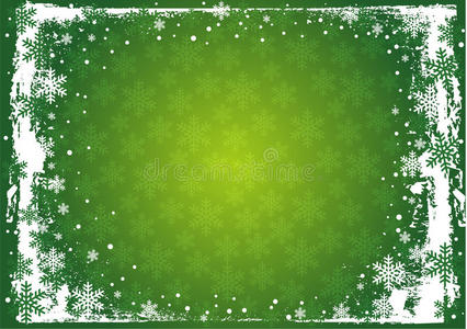 绿色圣诞背景