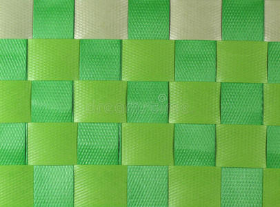 绿色编织篮子
