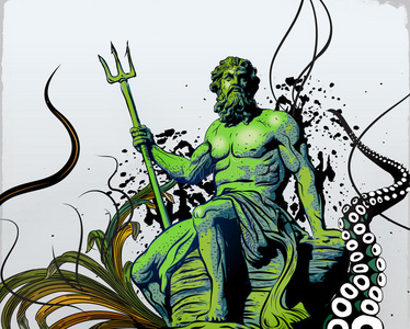 绿色的三叉戟图片