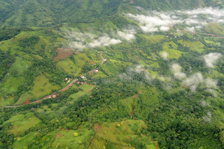 哥斯达黎加鸟瞰图