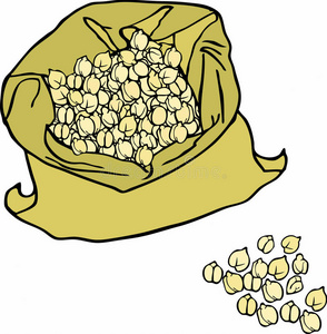 棕色鹰嘴豆图片-棕色鹰嘴豆素材-棕色鹰嘴豆插画-摄图新视界