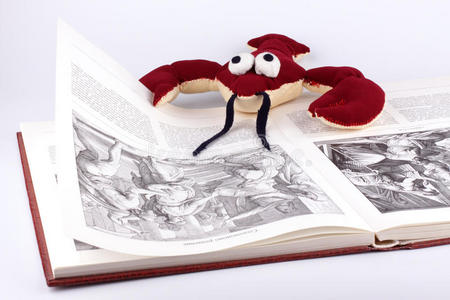 聪明的巨蟹读这本书图片