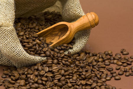 麻袋咖啡豆