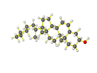 胆固醇分子图片