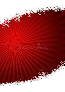 红色圣诞背景