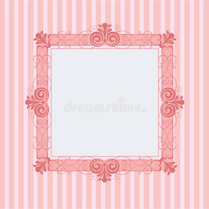 粉色方框图片