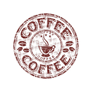 咖啡粥橡皮图章