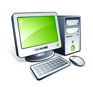 台式便当台式计算机照片