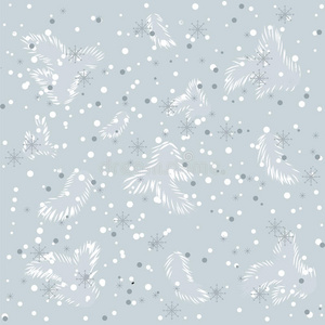 冬天的雪花纹理图片