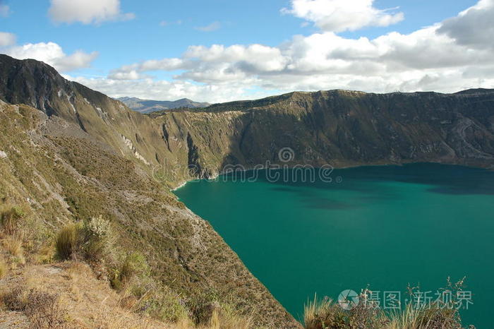 基洛托亚泻湖，厄瓜多尔。