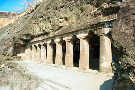 阿贾塔的古代佛教岩寺