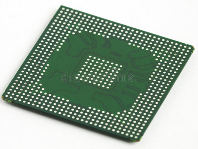 前景广阔的bga芯片照片