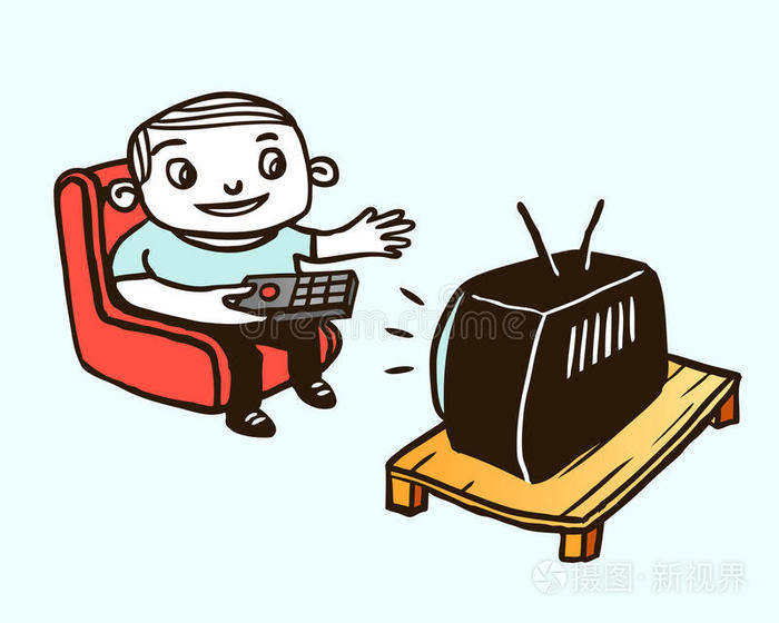 看电视
