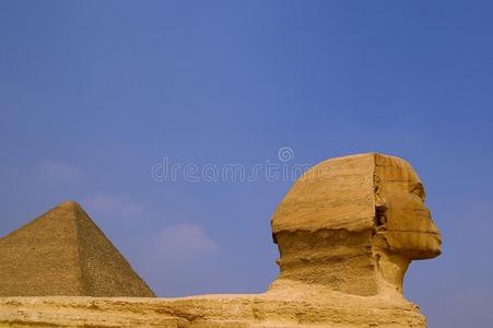 埃及开罗狮身人面像金字塔