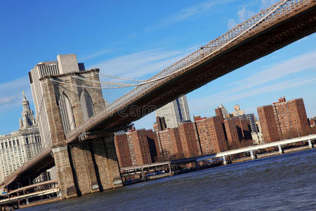 纽约古典景观布鲁克林大桥