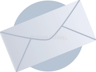 邮件信封或电子邮件插图