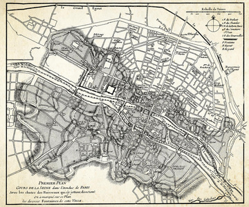 巴黎古地图