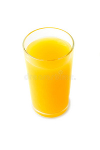 一杯白橙汁