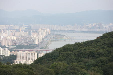 韩国首尔市景观