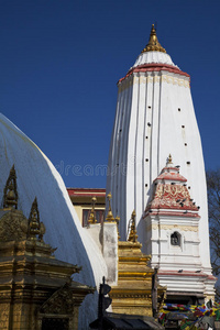 尼泊尔加德满都斯韦安布纳特神庙