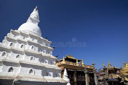 尼泊尔加德满都斯韦安布纳特神庙