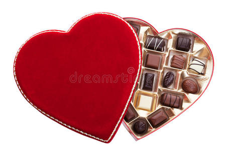 心形巧克力盒图片