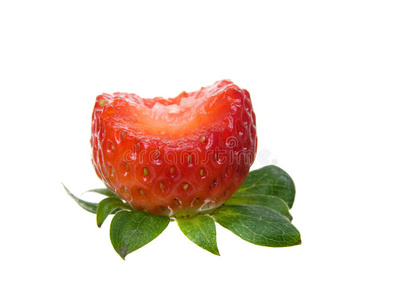 部分吃草莓