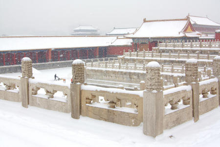 雪地里的紫禁城