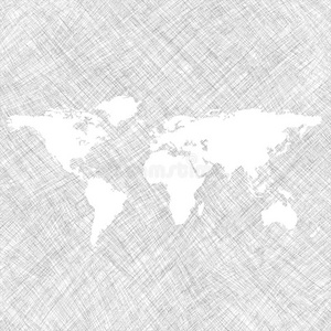 横条上的白色世界地图图片
