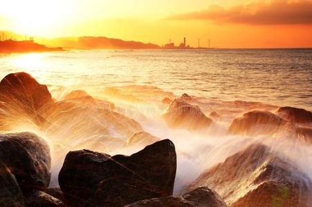 金色海洋图片-金色海洋素材-金色海洋插画-摄图新视界