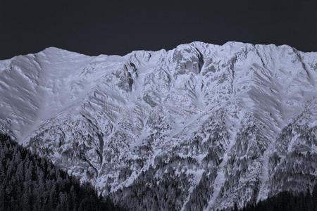 高山冬季风光图片