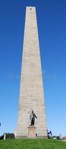邦克山纪念碑图片