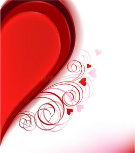 半心半意.矢量图示照片