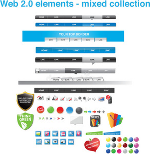web 2.0元素混合集合