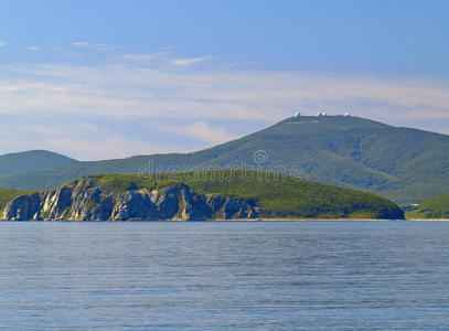 海湾全景图图片