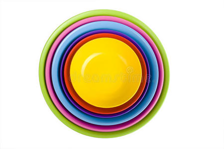 彩色塑料碗