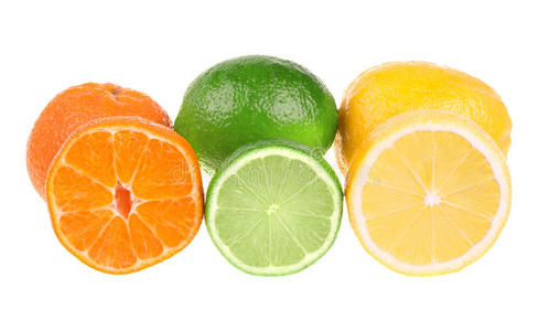 橘子酸橙和柠檬