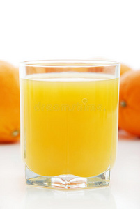 橙汁和橙子