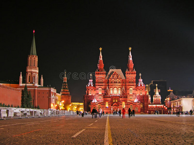 莫斯科夜间红场
