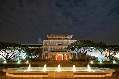 中国文物馆夜景图片