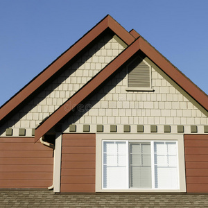 住宅外部屋顶照片