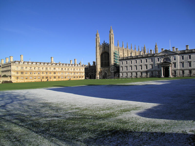剑桥大学国王学院和克莱尔学院图片