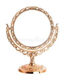 古色古香的金色镜子
