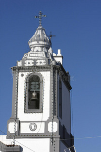典型的葡萄牙教堂钟楼