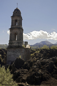 墨西哥被毁坏的教堂