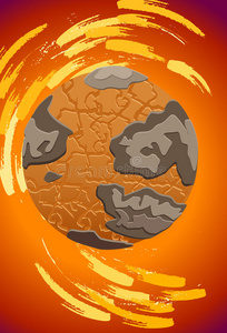 地球海洋地球的海洋已经干涸了!照片