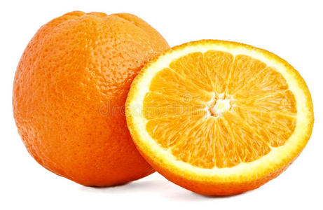新鲜的白橙子